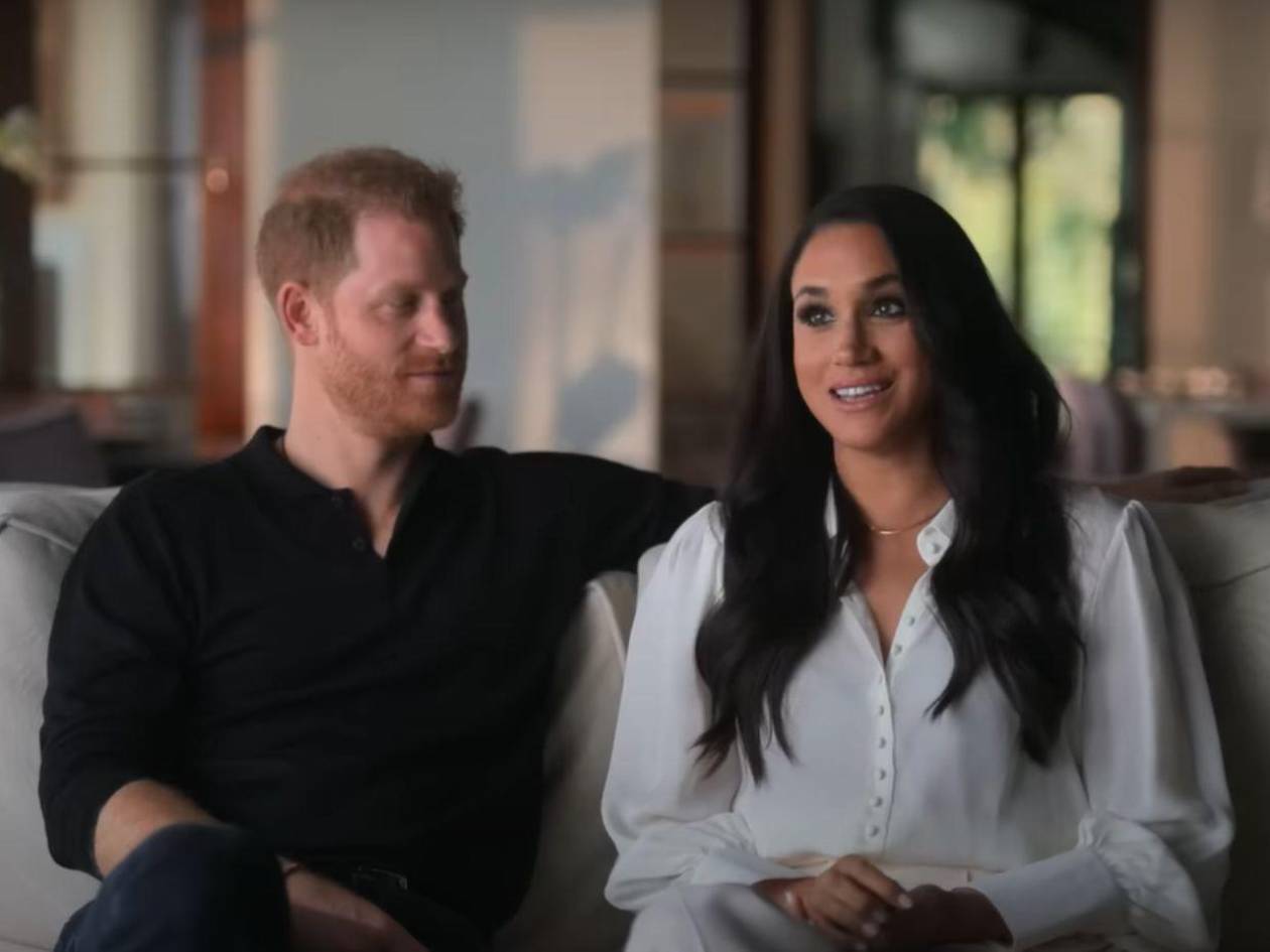 Meghan Markle y el príncipe Harry muestran a sus hijos