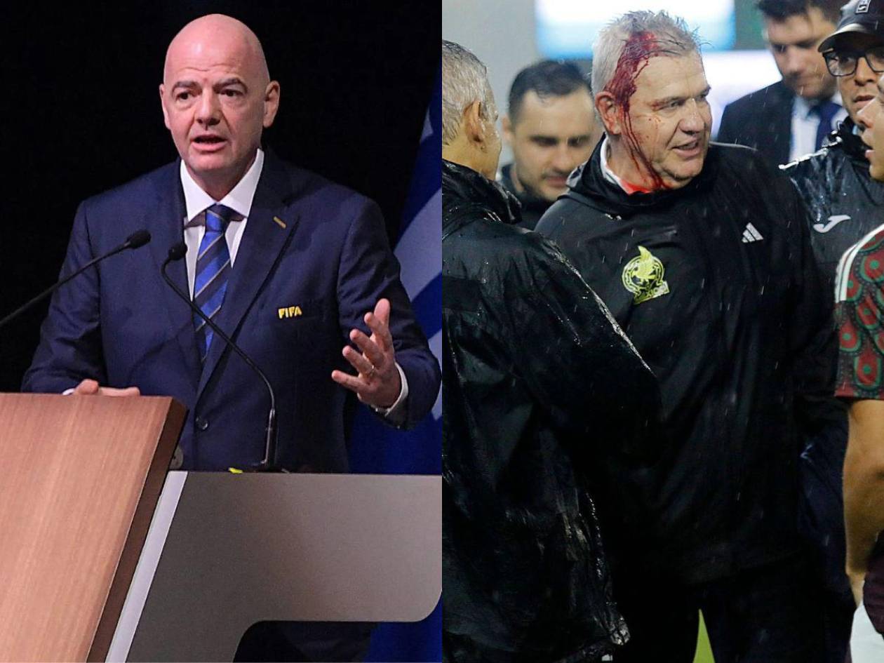 Presidente de la FIFA reacciona a agresión contra el “Vasco” Aguirre en Honduras