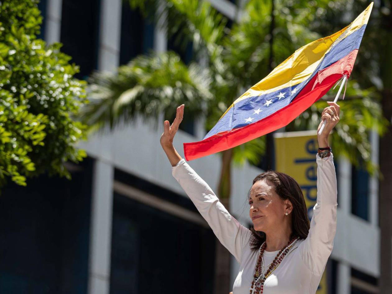 Corina Machado planifica una “enorme protesta” dentro y fuera de Venezuela