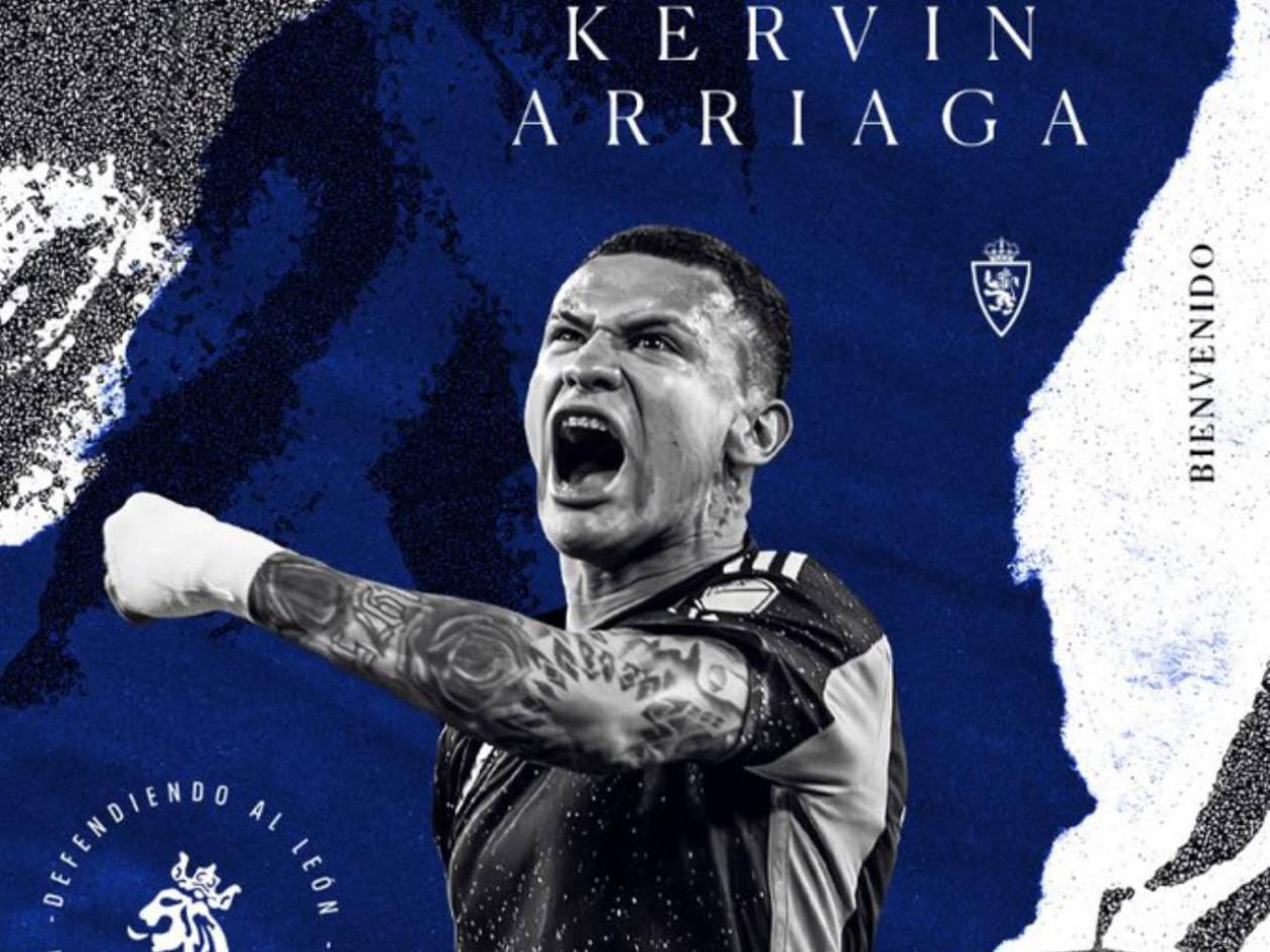 Kervin Arriaga es nuevo jugador del Real Zaragoza de España