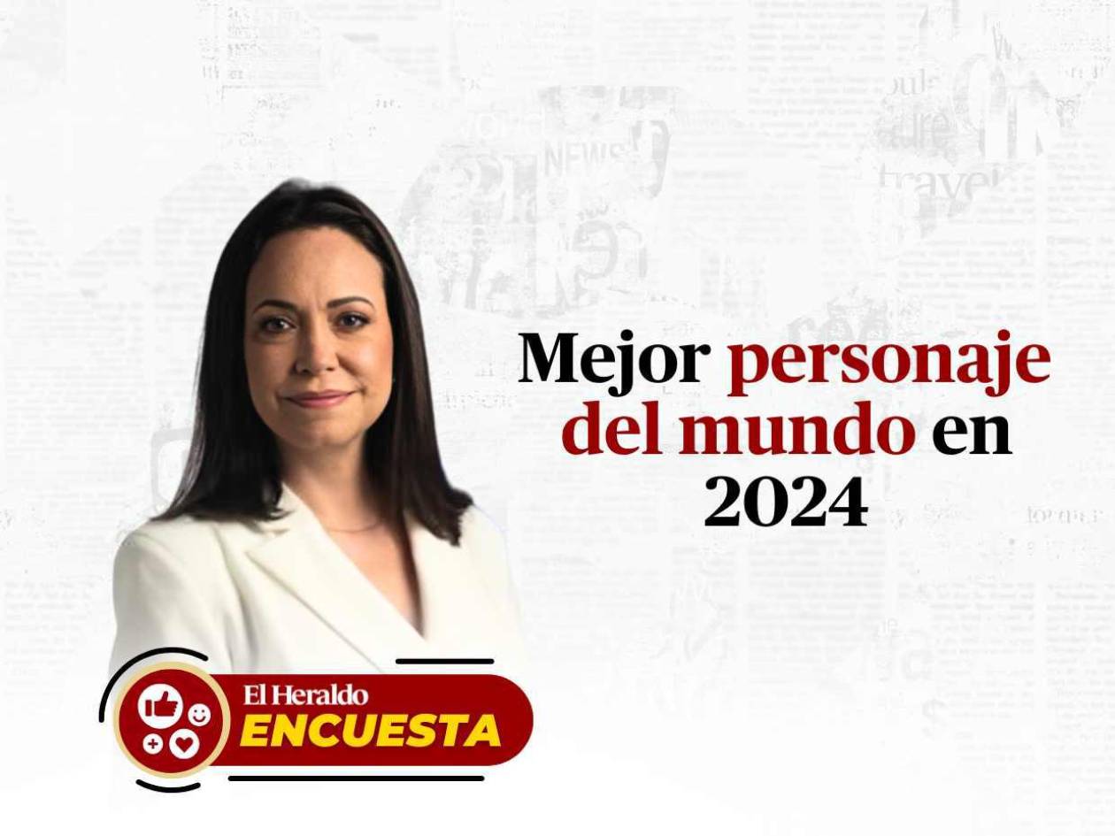 María Corina Machado, el personaje del mundo en 2024, de acuerdo a encuesta de EL HERALDO