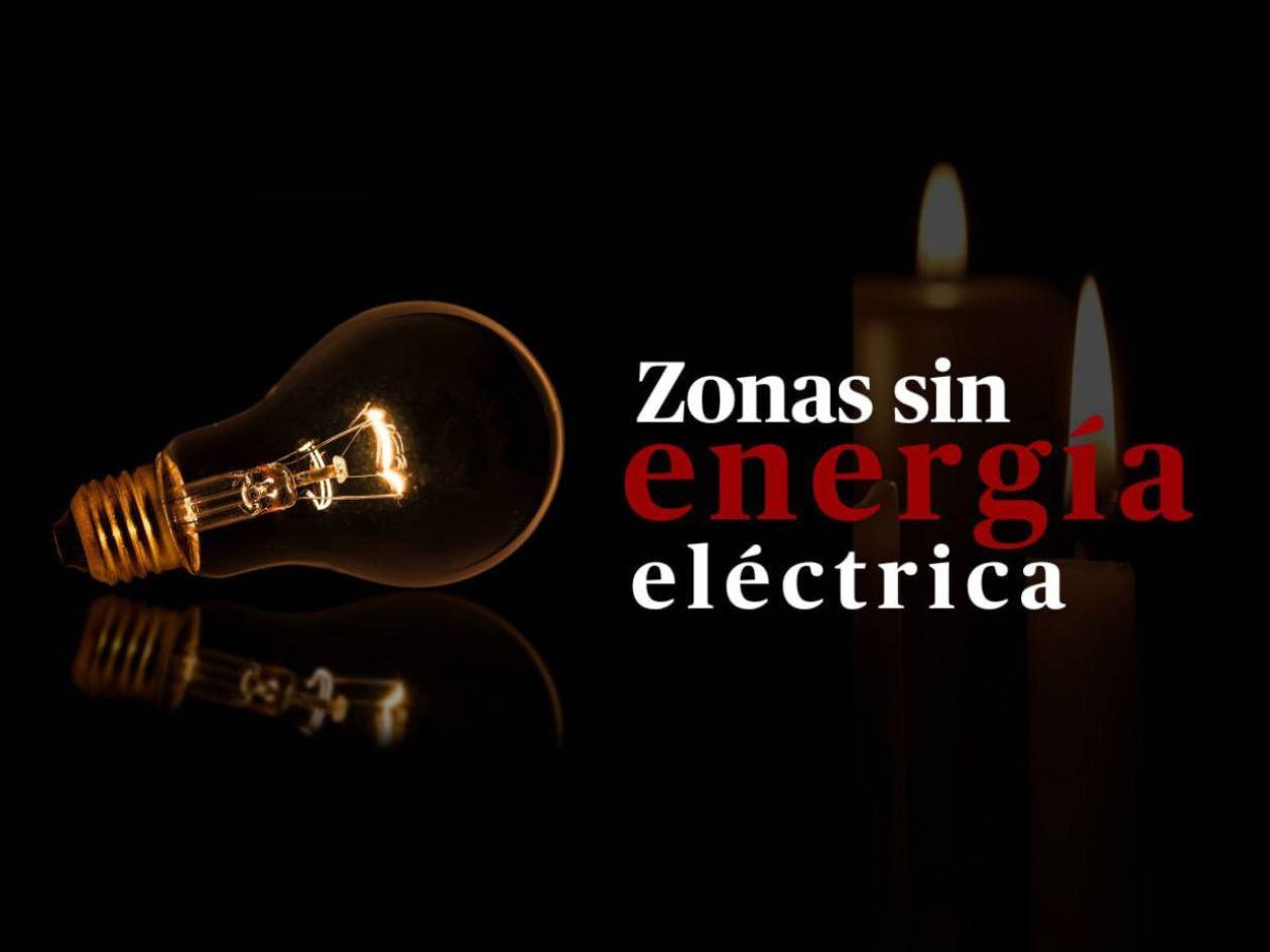 Zonas de Honduras sin energía eléctrica este lunes 2 de diciembre