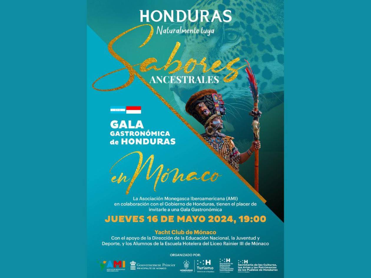 Los sabores de Honduras llegarán a Mónaco en gala gastronómica