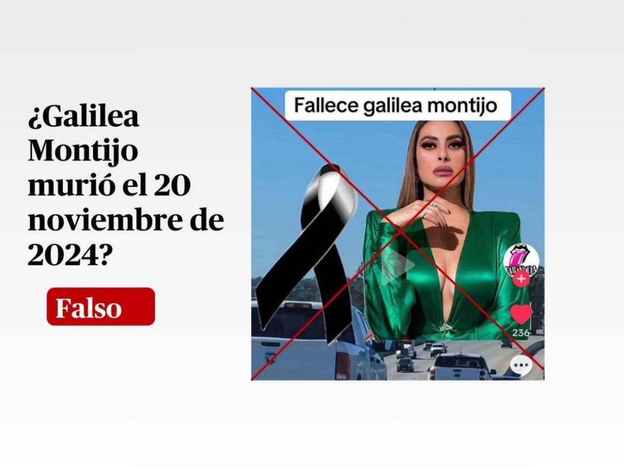 Es falso que Galilea Montijo murió por cáncer de mama en 2024