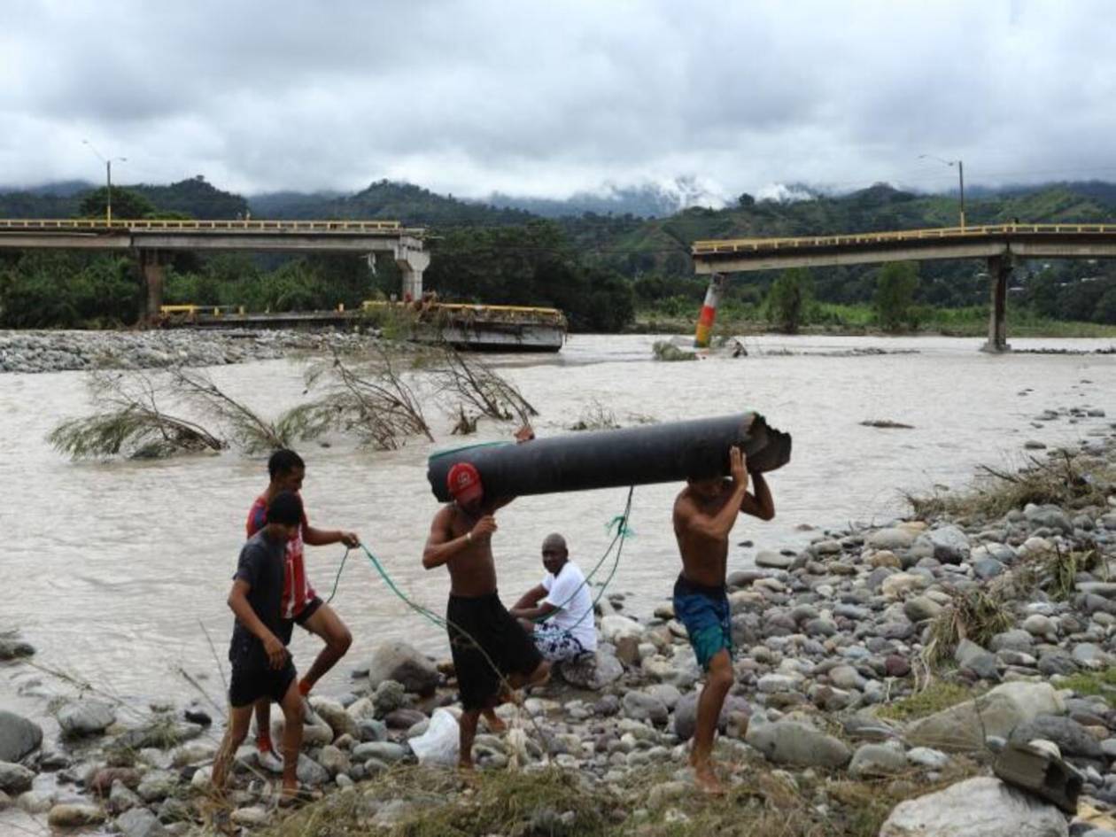 Midence: “La que cedió fue una de las pilastras viejas del puente Saopín”