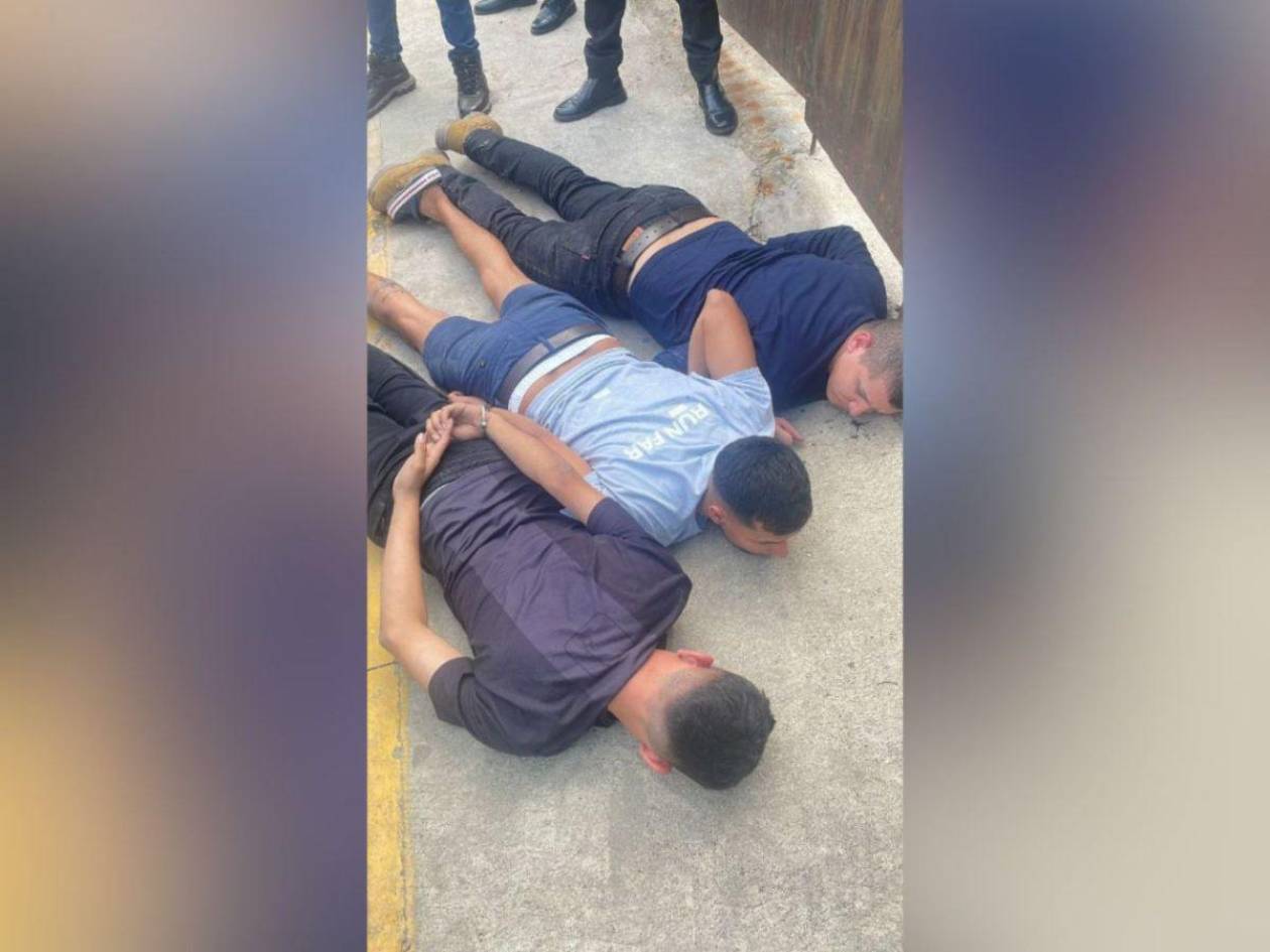 Capturan a involucrados en asalto a negocio en el barrio Cabañas de San Pedro Sula