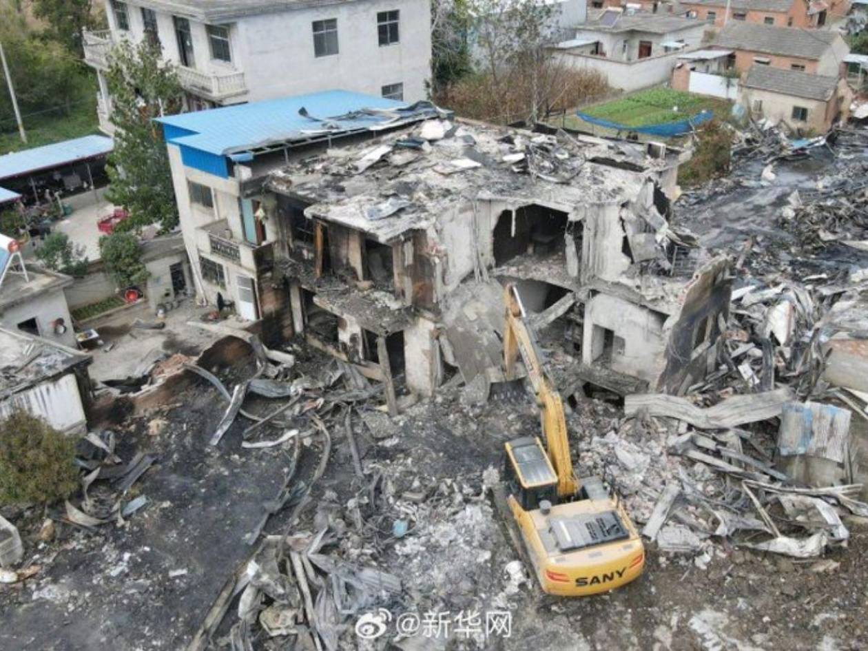 Mueren 9 personas en el incendio de vivienda en China