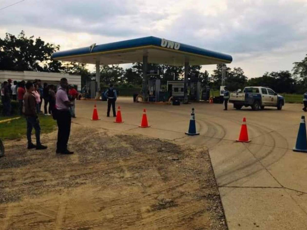 Asesinan a guardia de seguridad en asalto en una gasolinera de Yoro, Yoro