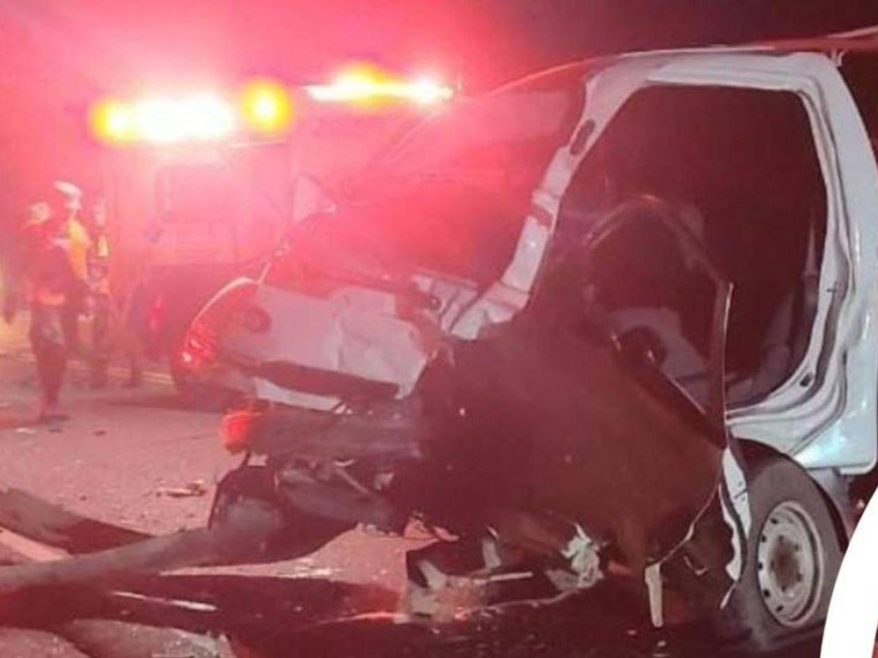 Un muerto y un herido deja aparatoso accidente de tránsito en carretera a Olancho