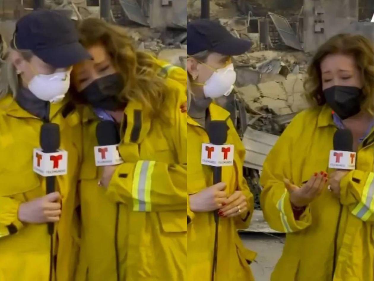 La angustia de Jessica Maldonado de Telemundo, al enfrentar los incendios en California sin saber si perdió su hogar