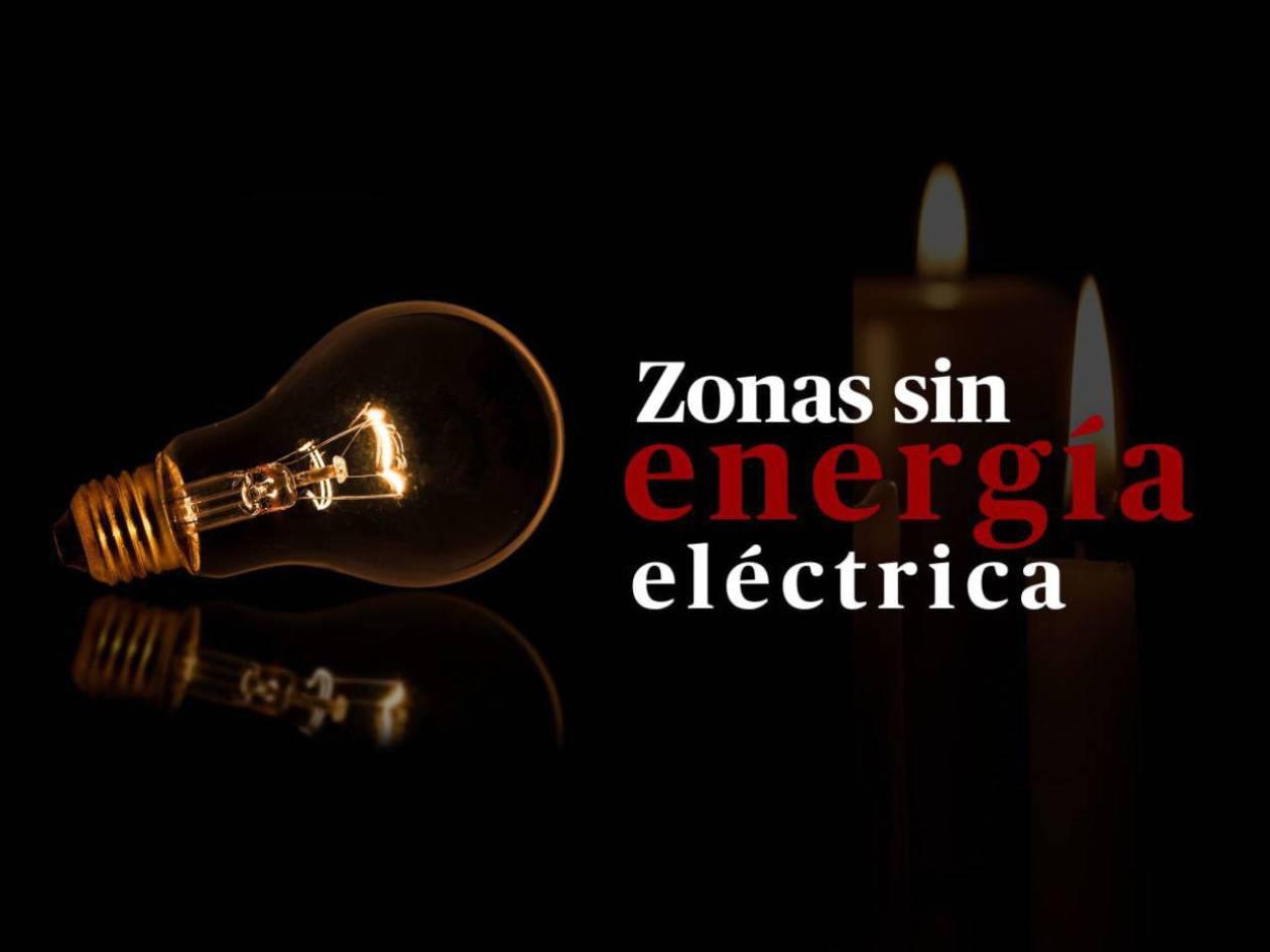 Cientos de zonas de Tegucigalpa y Yoro sin energía este sábado 7 de diciembre