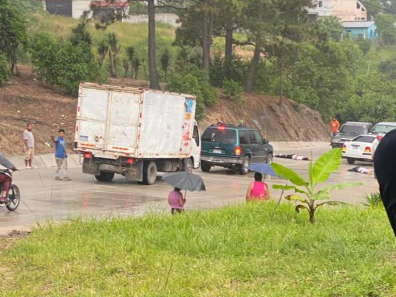 Matan a dos personas en plena calle de Siguatepeque