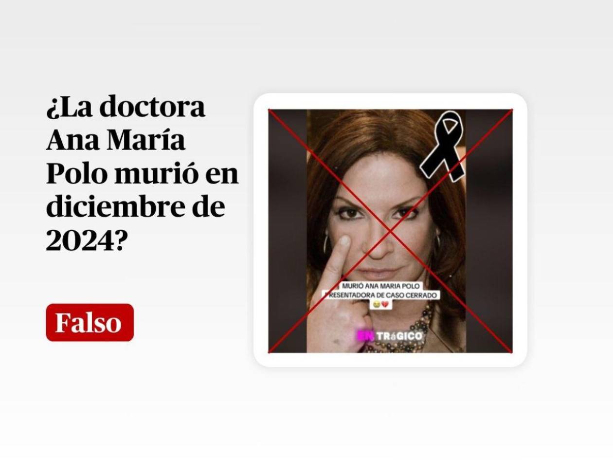 Es un bulo la muerte de la doctora Ana María Polo que circula en redes