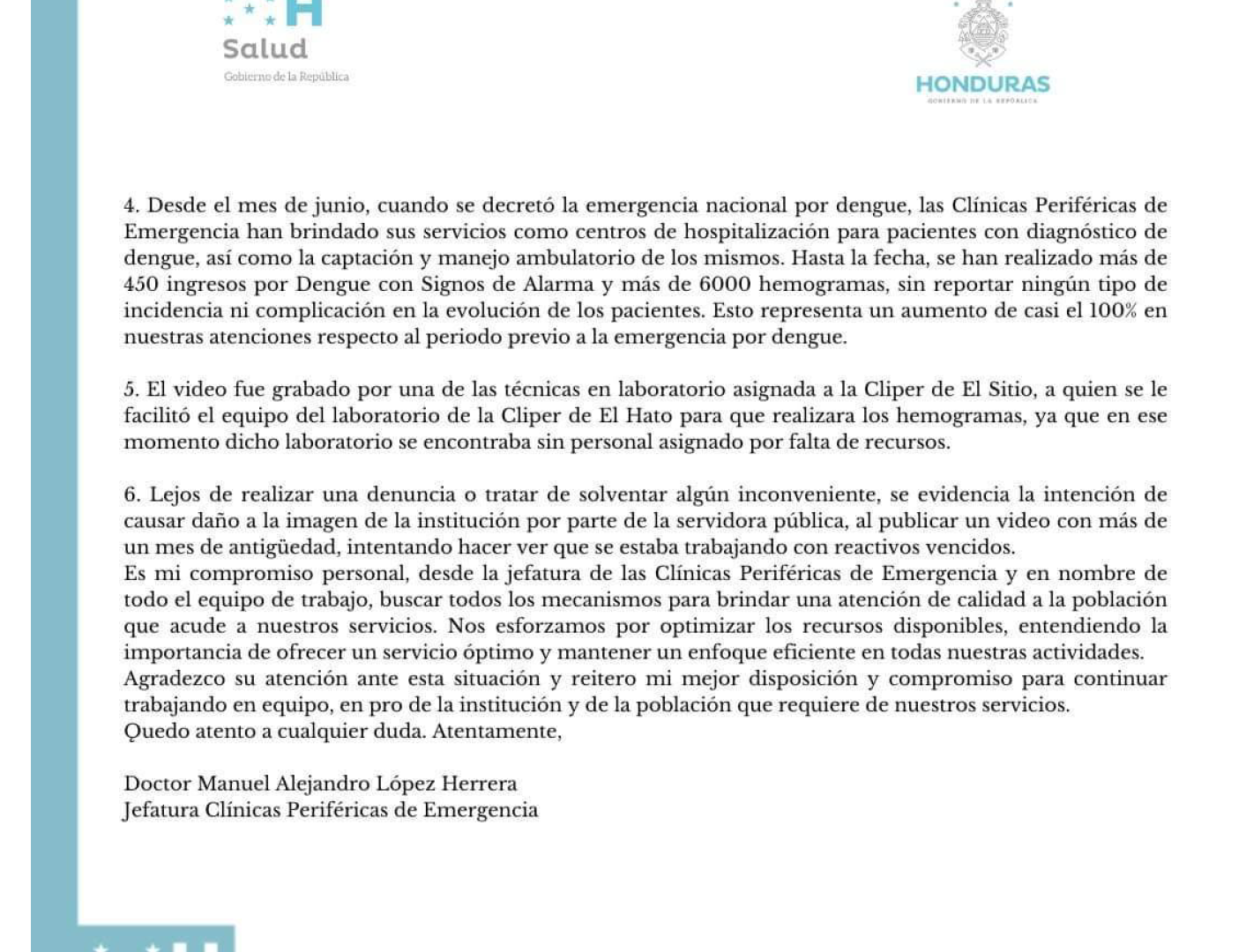 $!Manuel López, jefe de las Clípers, firmó el documento asegurando que Salud y el proveedor habían dado el visto bueno para usar reactivos vencidos en los exámenes de sangre.