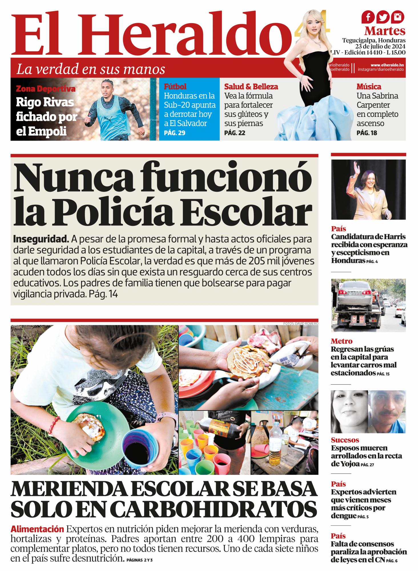 Nunca funcionó la Policía Escolar