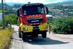 El camión de 5,000 galones que compró el Cuerpo de Bomberos a una empresa de Israel se levanta de la cabina cuando va cargado, situación que puede provocar un grave accidente.