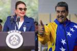 Xiomara Castro fue el primer jefe de Estado en felicitar a Maduro por su victoria.