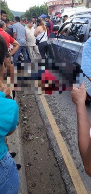 Así quedó la escena de la masacre que dejó cuatro muertos en Villanueva, Cortés (FOTOS)