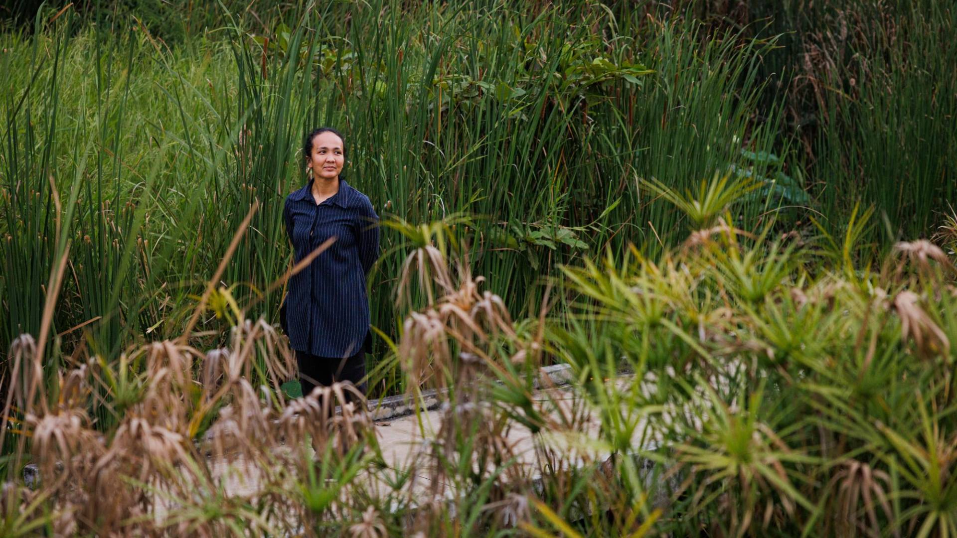 $!“La naturaleza se autoequilibra”, dijo Chatchanin Sung, que ayudó a diseñar la ampliación del Parque Benjakitti.