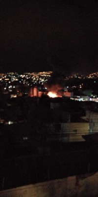 Las imágenes del voraz incendio en el casco histórico de la capital de Honduras