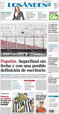 Esto dice la prensa argentina sobre la cancelación del clásico entre Boca y River en final de Libertadores