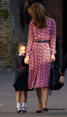 FOTOS: Así fue el primer día de clases de la princesa Charlotte