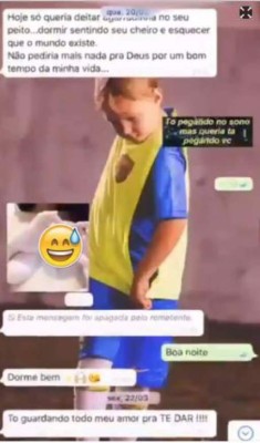 FOTOS: Sale a la luz el chat completo de WhatsApp entre Neymar y Najila Trindade, la modelo que lo acusa de violación