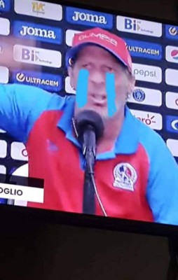 Armando Castro y Pedro Troglio protagonizan los divertidos memes que dejó la victoria del Motagua ante el Olimpia