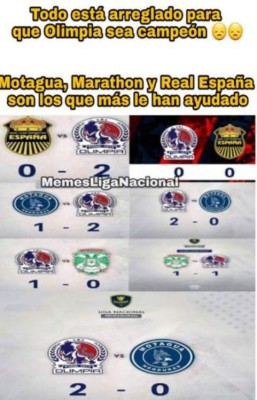 Motagua protagoniza los crueles memes tras el triunfo de Olimpia ante Lobos UPNFM