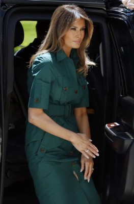 Fotos: Los relajados looks de Melania Trump y Akie Abe, la esposa del primer ministro japonés