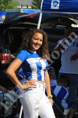 Las bellezas catrachas en el Red Bull Arena de Nueva Jersey