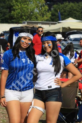 Las bellezas catrachas en el Red Bull Arena de Nueva Jersey