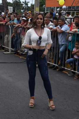 ¡Bellas! Presentadoras brillaron en la Feria Juniana de San Pedro Sula