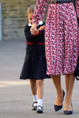 FOTOS: Así fue el primer día de clases de la princesa Charlotte