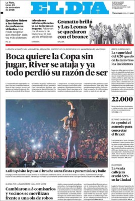 Esto dice la prensa argentina sobre la cancelación del clásico entre Boca y River en final de Libertadores