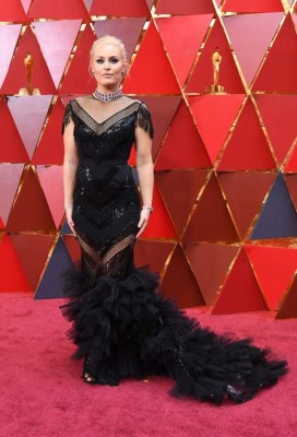 Los vestidos más feos de los premios Oscar 2018; muy estrafalarios