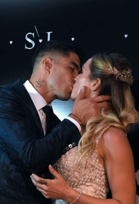 Las románticas fotos de la exclusiva boda de Luis Suárez en Uruguay