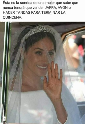 Los memes que generó la sonrisa de Meghan Markle tras su boda con el príncipe Harry