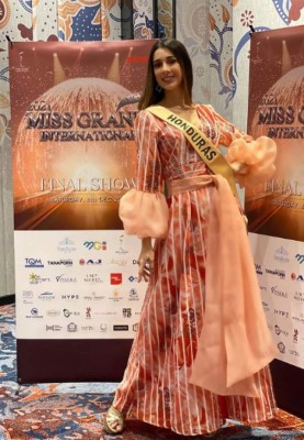 Así es Celia Monterrosa, representante de Honduras en Miss Grand International