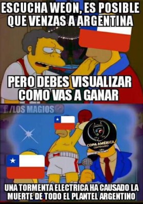 Los memes previo a la final de la Copa América entre Argentina y Chile