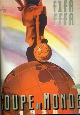 Así son los posters de los Mundiales de Fútbol a través de la historia