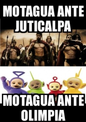 Memes del clásico Olimpia-Motagua