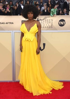 Colorida alfombra roja de los ﻿SAG Awards 2018