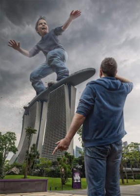 Experto en Photoshop convierte las fotos de su hijo en obra de arte