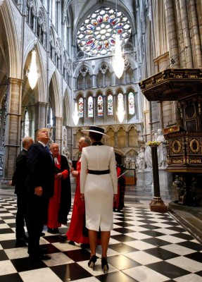 FOTOS: El recibimiento de la reina Isabel II a Donald Trump en Reino Unido