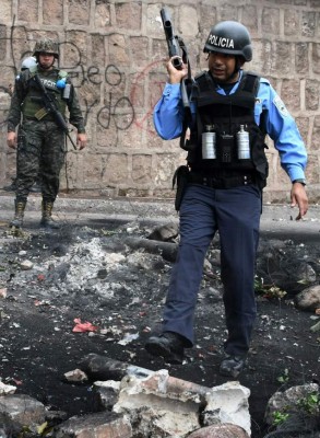 Imágenes de las tomas y protestas este miércoles en varias zonas de Honduras