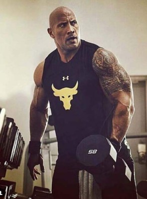 A sus 46 años, así mantiene su estado físico Dwayne Johnson