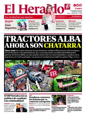 Tractores Alba ahora son chatarra