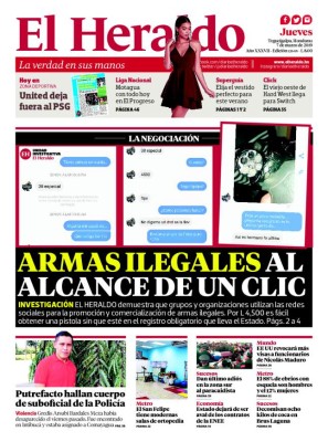 Armas ilegales al alcance de un clic