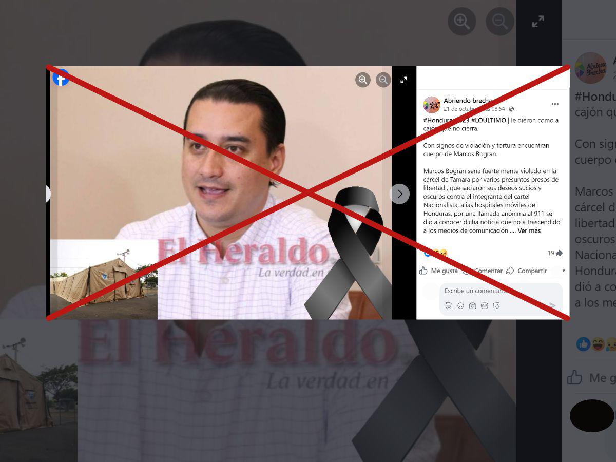 $!Captura de pantalla a una publicación en Facebook realizada el 25 de octubre de 2023.